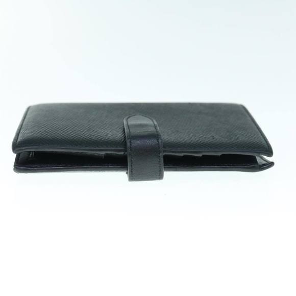 CELINE Wallet Leather Black Auth hk1002 - Picture 3 of 16
